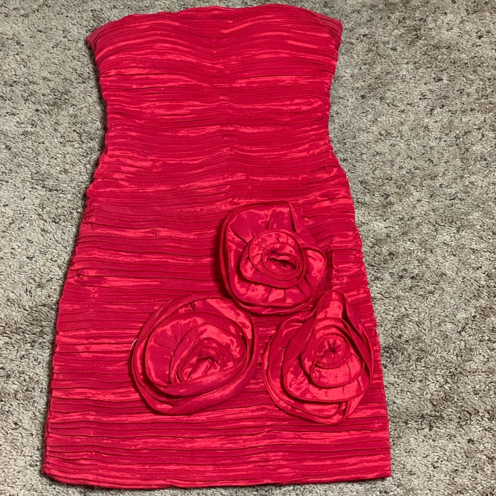 Forever21 Red rose detail dress